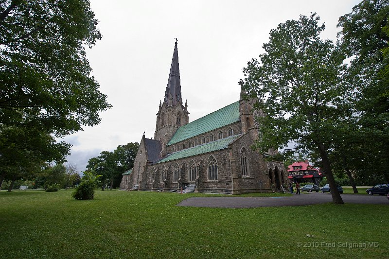20100722_125219 Nikon D3.jpg - Christ Church Cathedral, Fredericton, NB is one of the earliest examples of Gothic revival in Canada.